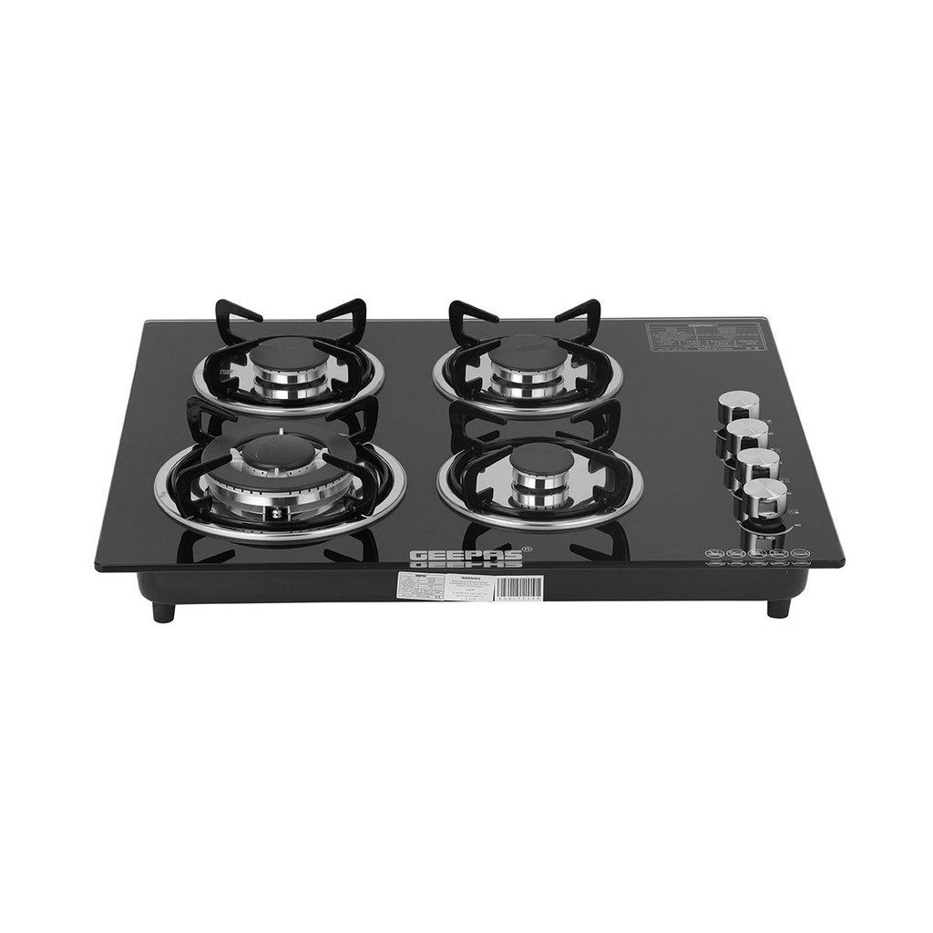 [GK4410] Burner Gas Cooker, Black طباخ كهربائي غازي جيباس