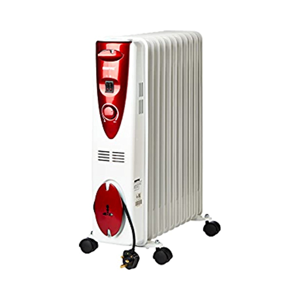 [GRH28501] Oil-Filled Radiator, White مدفئة زيتية جيباس