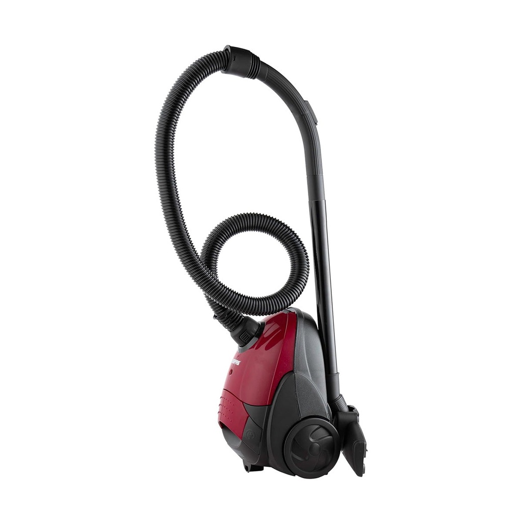 [GVC2594 RED] Powerful Suction Dust Full Indicator 2200W, Red مكنسة كهربائية جيباس