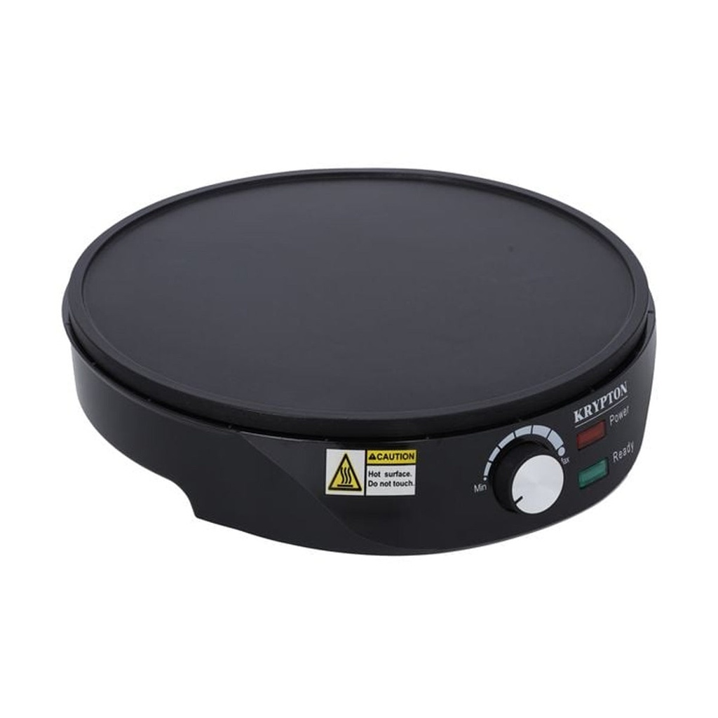 [KNCM6387] Electric Griddle Crepe Maker | Nonstick Electric Pancake Maker, 1000 W, Black صانعة الكريب الكهربائية
