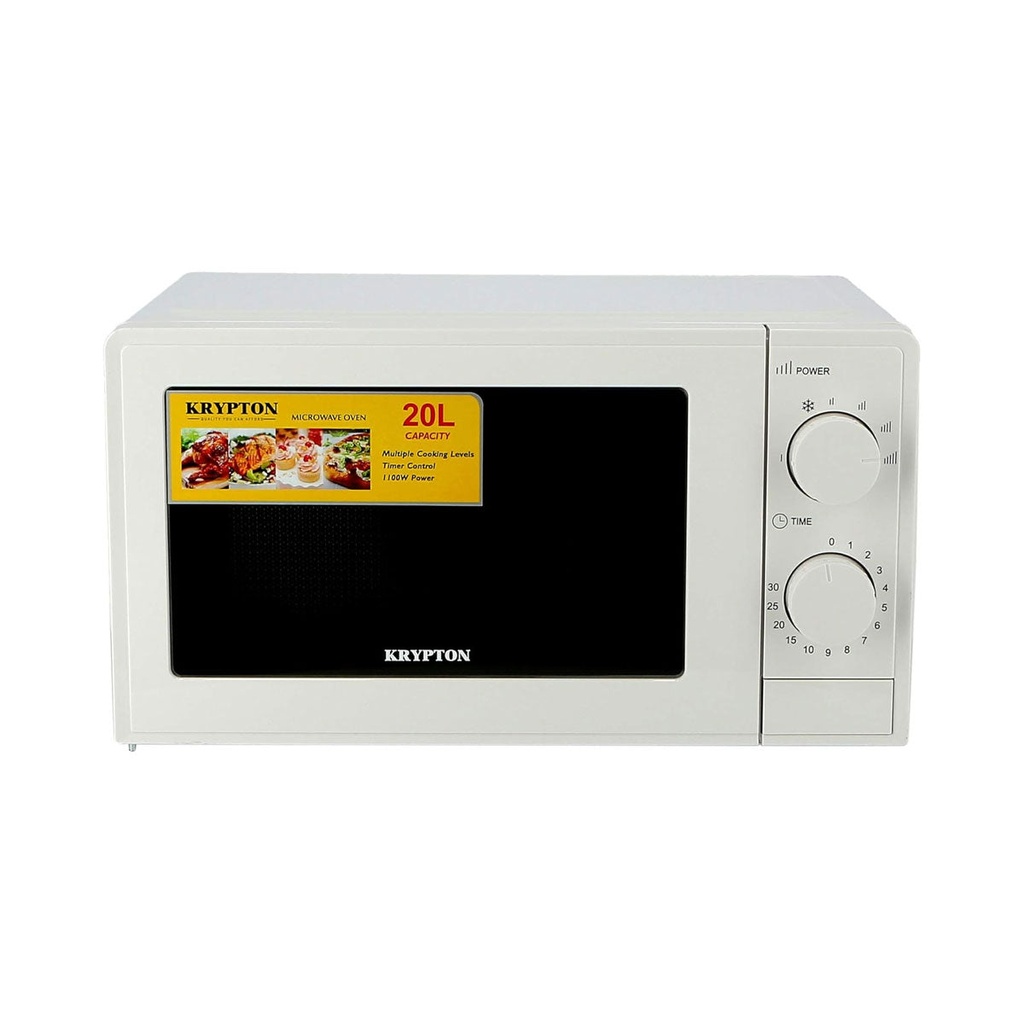 [KNMO6196] Convection Type Microwave 20 L, White مايكرويف كربتون