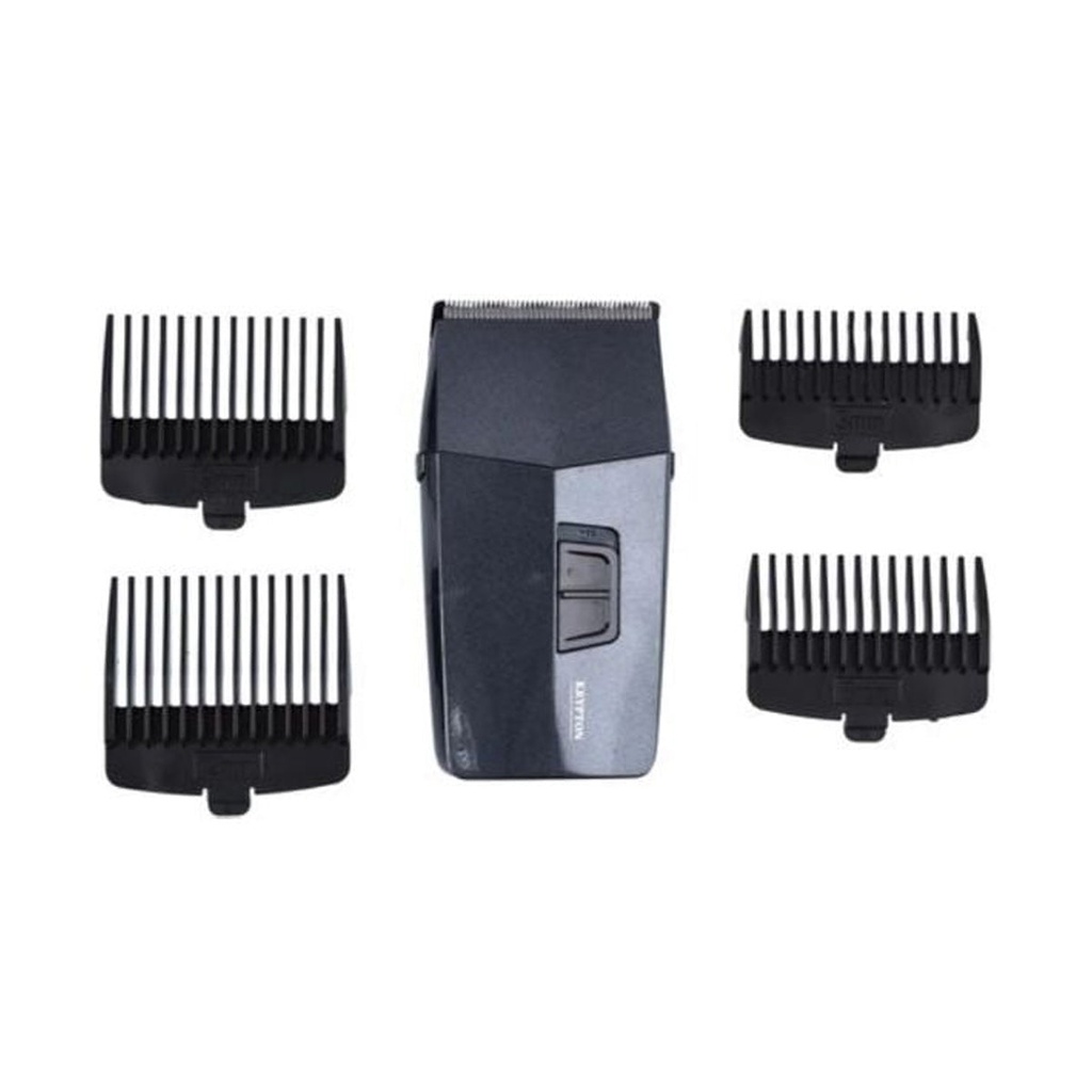 [KNTR5302] Professional Shaver/Trimmer | Electric Razor for Men Aluminum Foil Cordless Shaving Kit | USB Rechargeable, Black ماكنة حلاقة احترافية