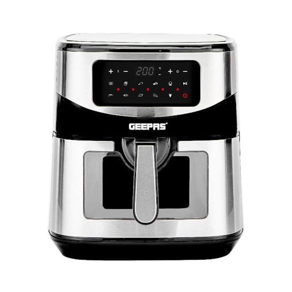 [GAF37524] Digital Air Fryer, Silver قلاية هوائية جيباس