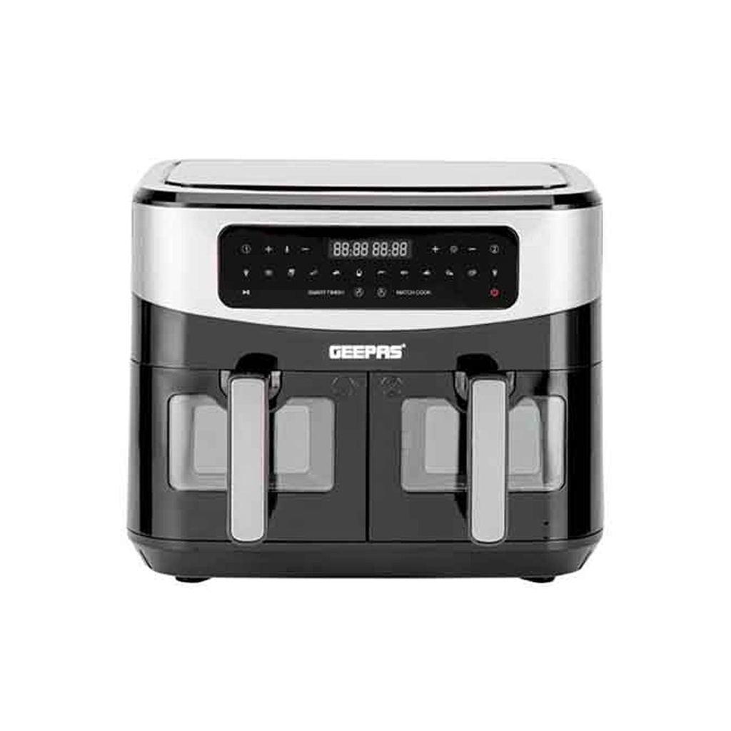 [GAF37525UK] 9L Dual Basket Digital Air Fryer مقلاة هوائية رقمية بسلة مزدوجة جيباس