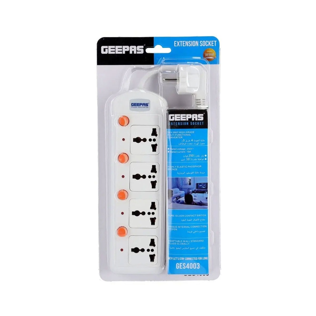 [GES4003-VDE] VDE 4 Way Extension Board - VDE Plug سيار كهربائي جيباس