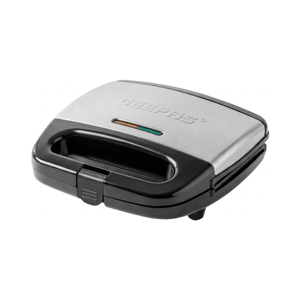 [GGM6001] 700W 2 Slice Grill Maker With Non-Stick Plates, Black كابسة وشواية جيباس