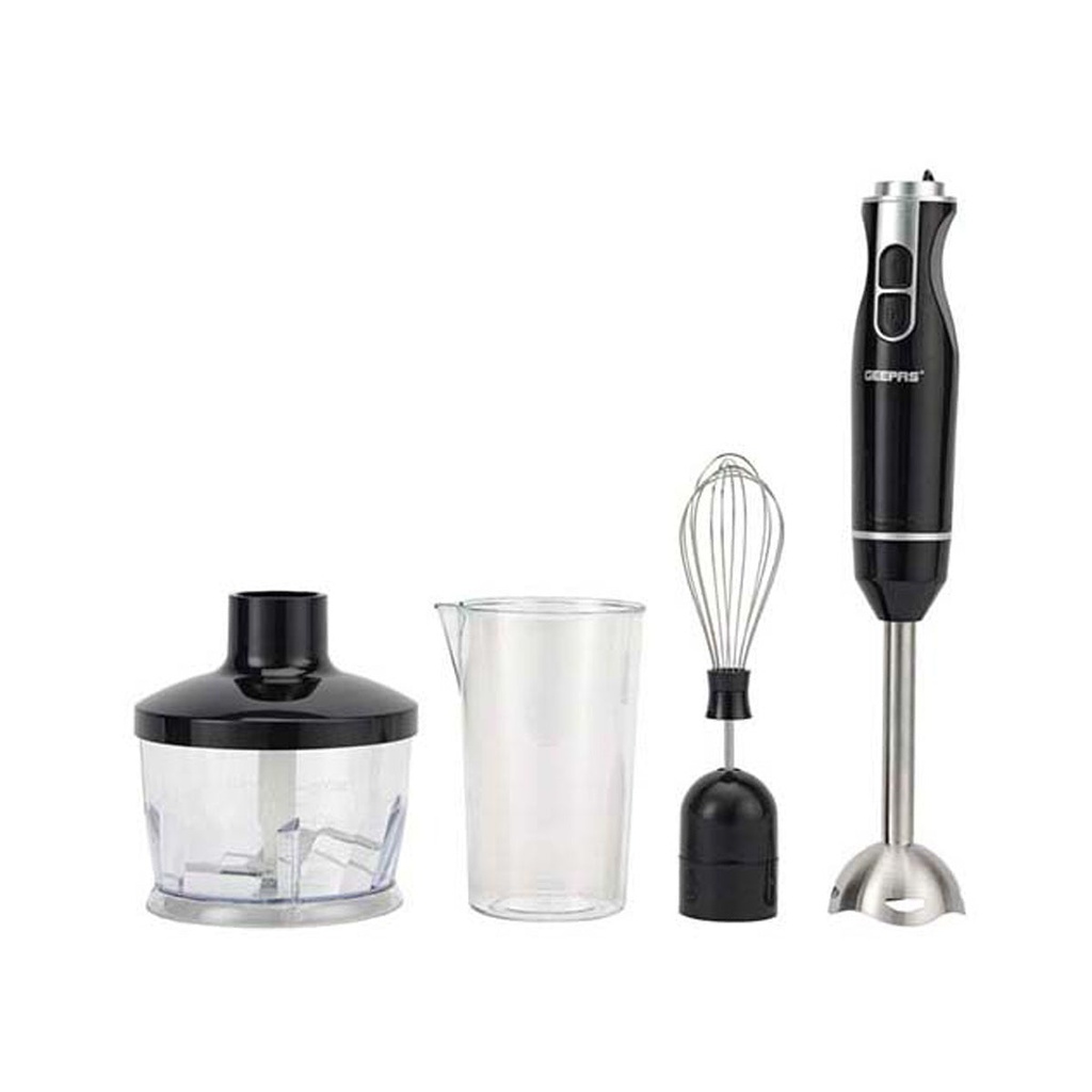 [GHB43023] 4-in-1 Hand Blender, Black خلاط يدوي 4 في 1 جيباس