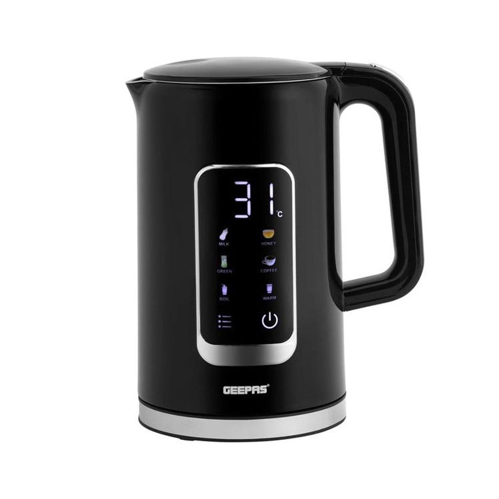 [GK38052] Kettle 1.7 L, Black غلاية 1.7 لتر جيباس