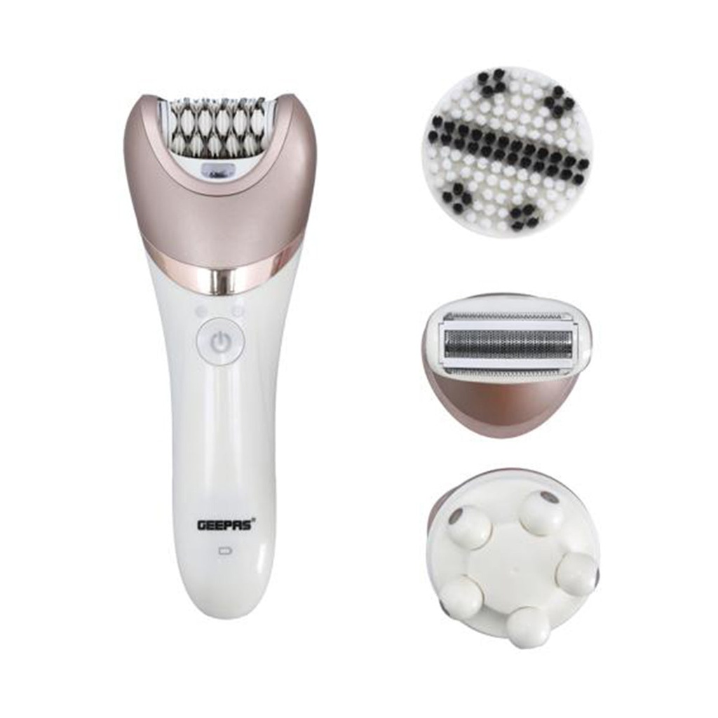 [GLS86053] 4-in-1 Electric Hair Remover, Pink ماكنة ازالة الشعر للوجه جيباس