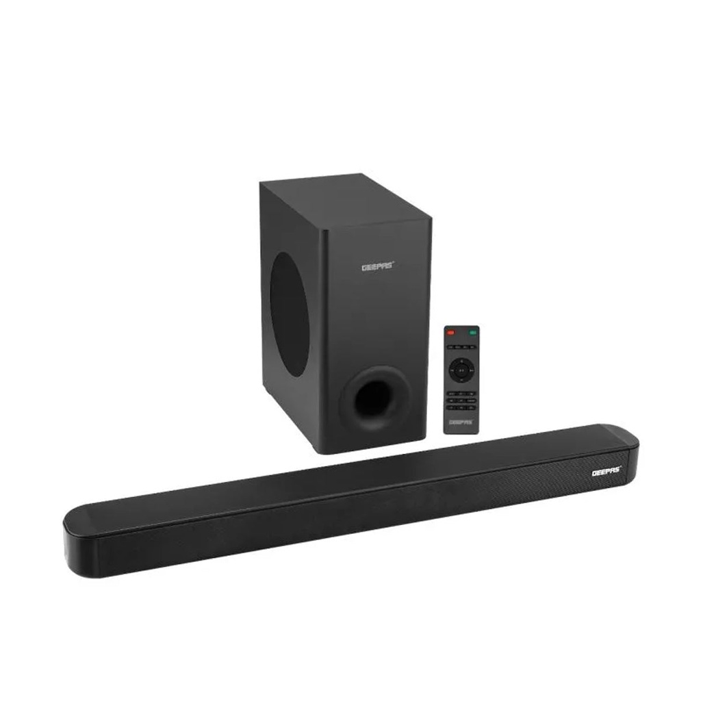 [GMS11173] Wireless Sound Bar | 2.1 Channel Stereo System, Black ساوند بار جيباس