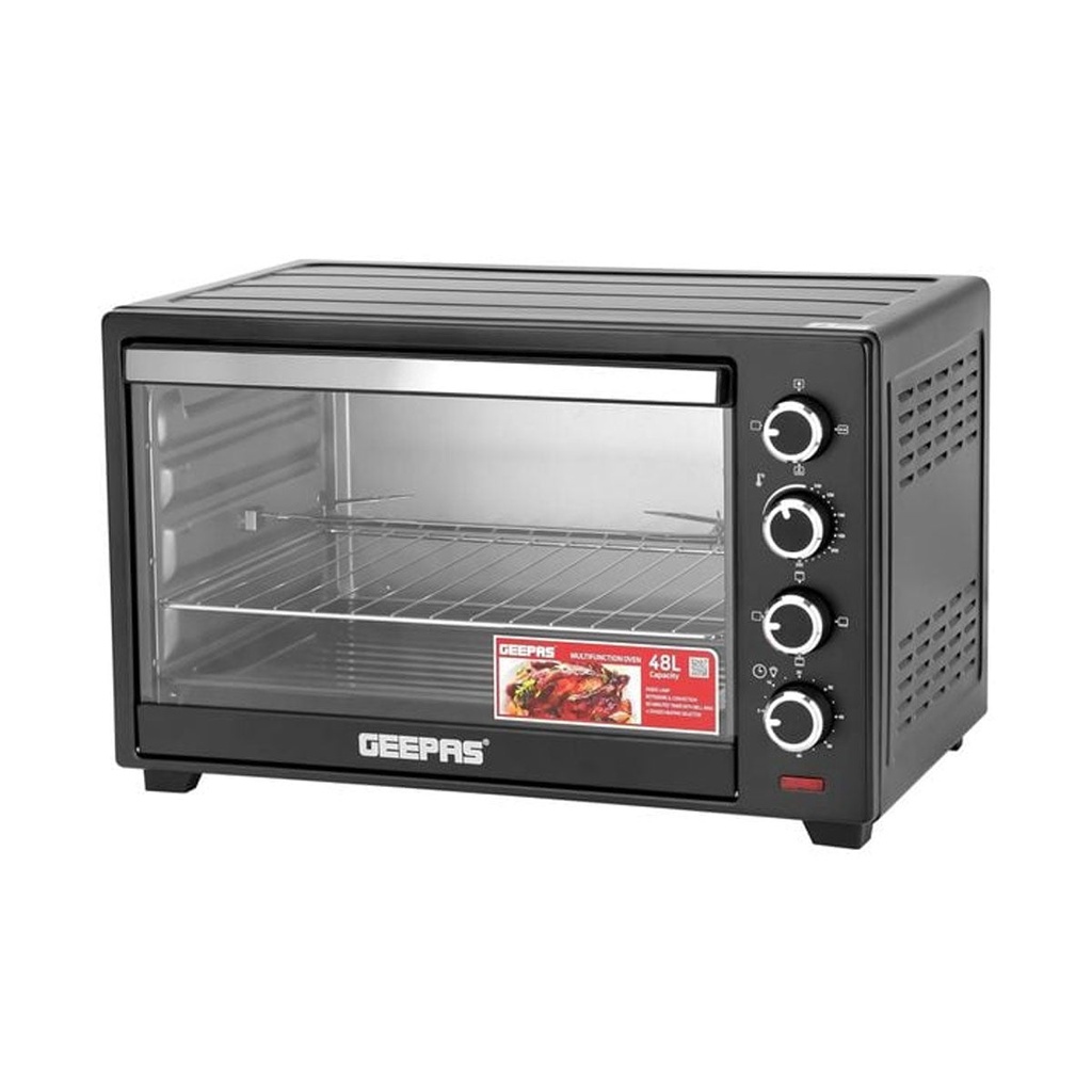 [GO4451] Electric Oven | Convection and Rotisserie Function | Stainless Steel Heating Elements, 48 L, 2000 W, Black فرن جيباس