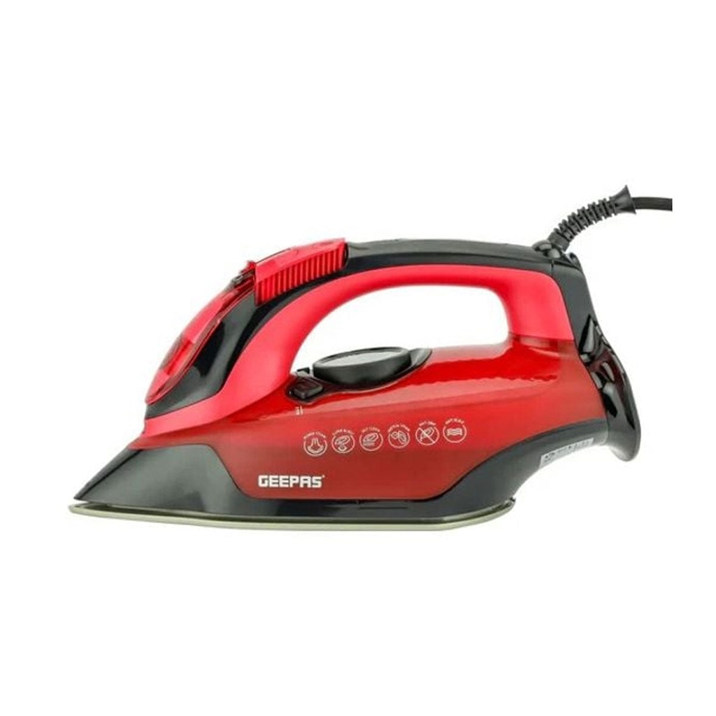 [GSI24026] 350 ml Ceramic Steam Iron, Red مكوى جيباس