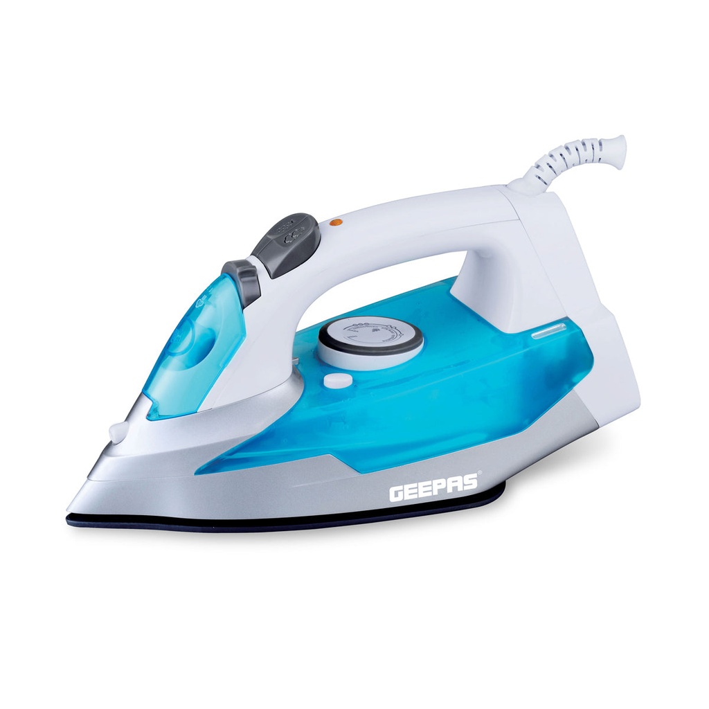 [GSI7801] 2-in-1 Dry & Wet Steam Iron, Aqua Blue مكواة بخارية جيباس