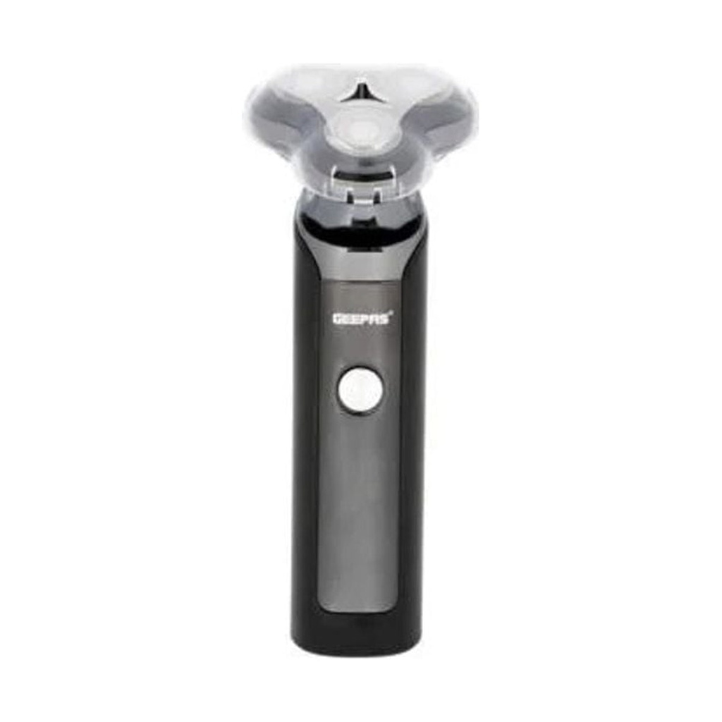 [GSR57501] Rechargeable Men's Shaver with Three Rotary Head, Black ماكينة حلاقة رجالية  بثلاثة رؤوس دوارة