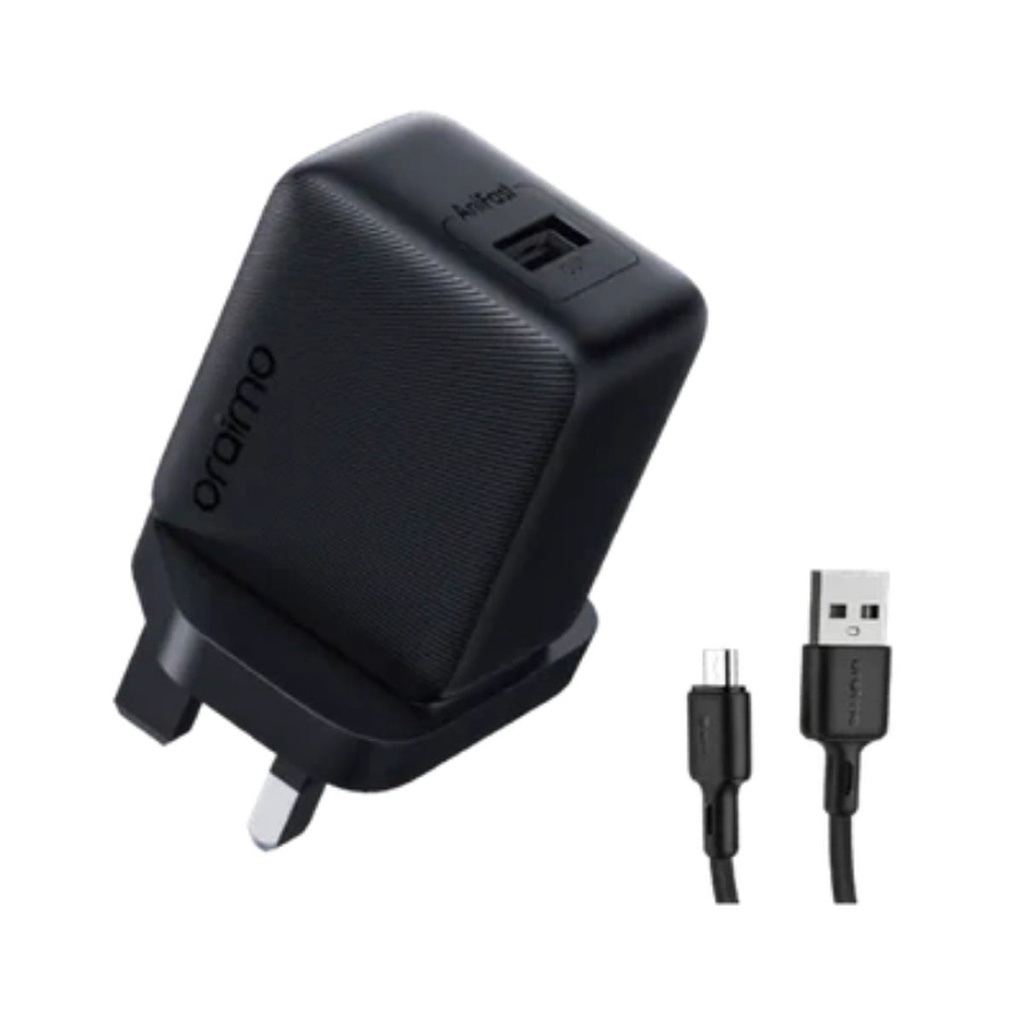 [OCW-5184U+L53(BLACK)] Charger kit UK 18 Watt, Black