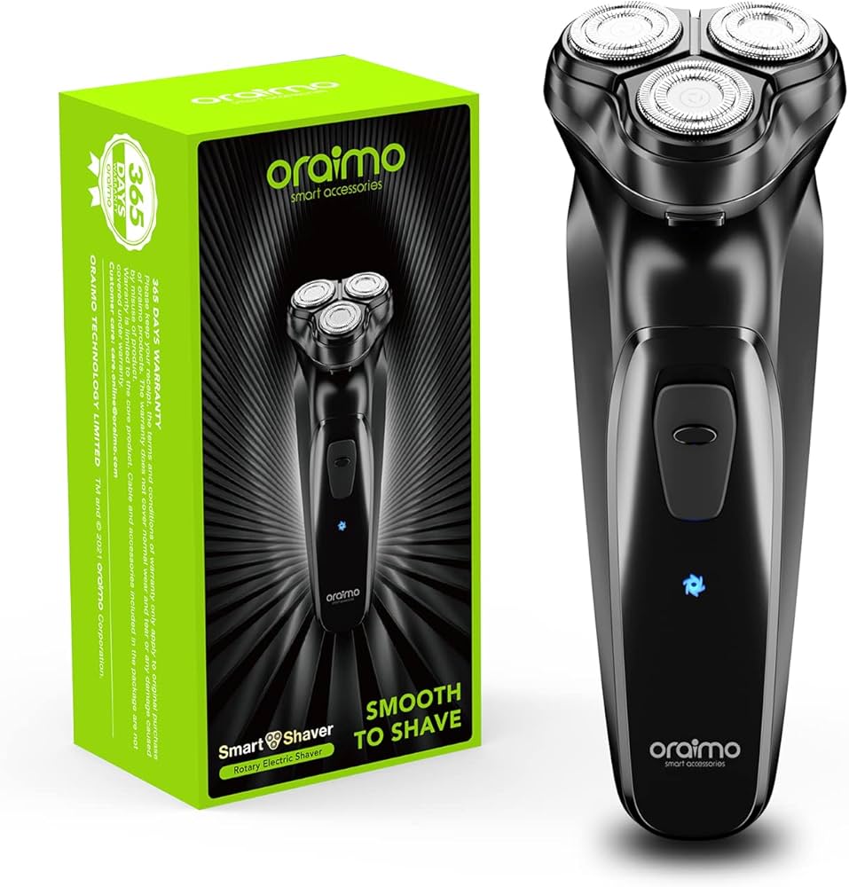 [OPC-RS10(Black)] SmartShaver Premium Cordless Electric Shaver for men Built in pop-up Trimmer,Super Fast Charge 90 minutes