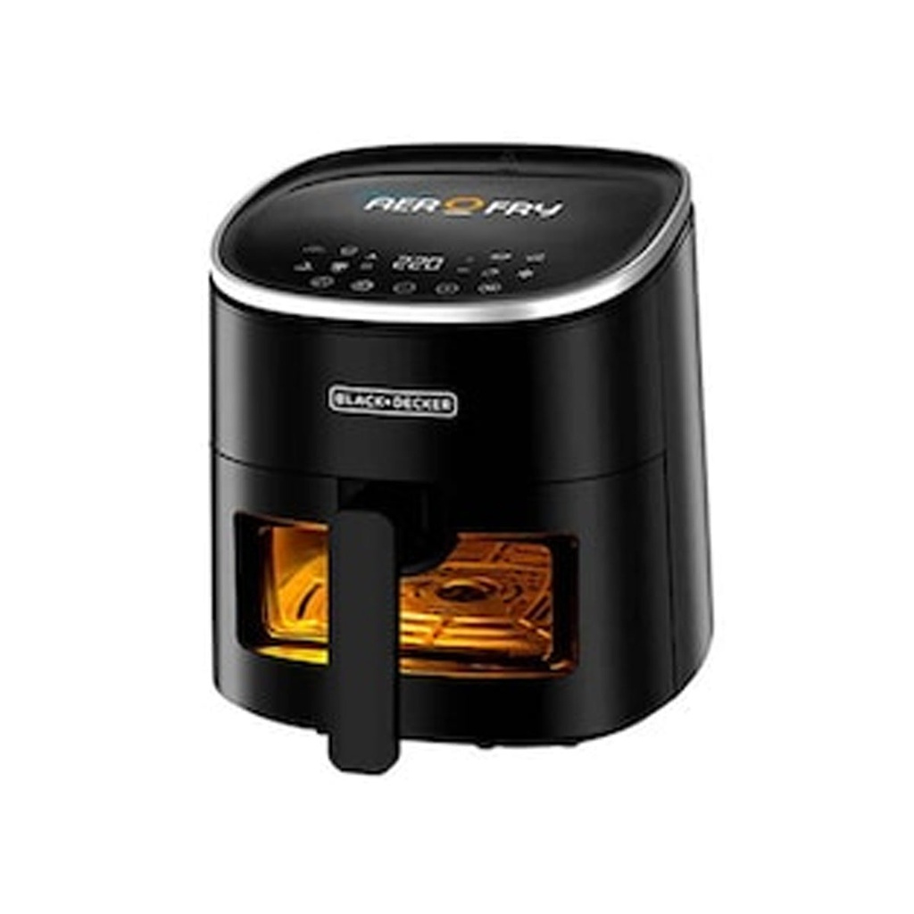 [AF4210-B5] 840 Digital AEROFRY with Window, Black قلاية هوائية