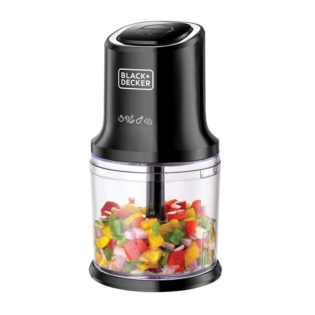 [FC500-B5] Vertical Chopper, 4 Blades, 500W, 500ml, Black مفرمة عمودية