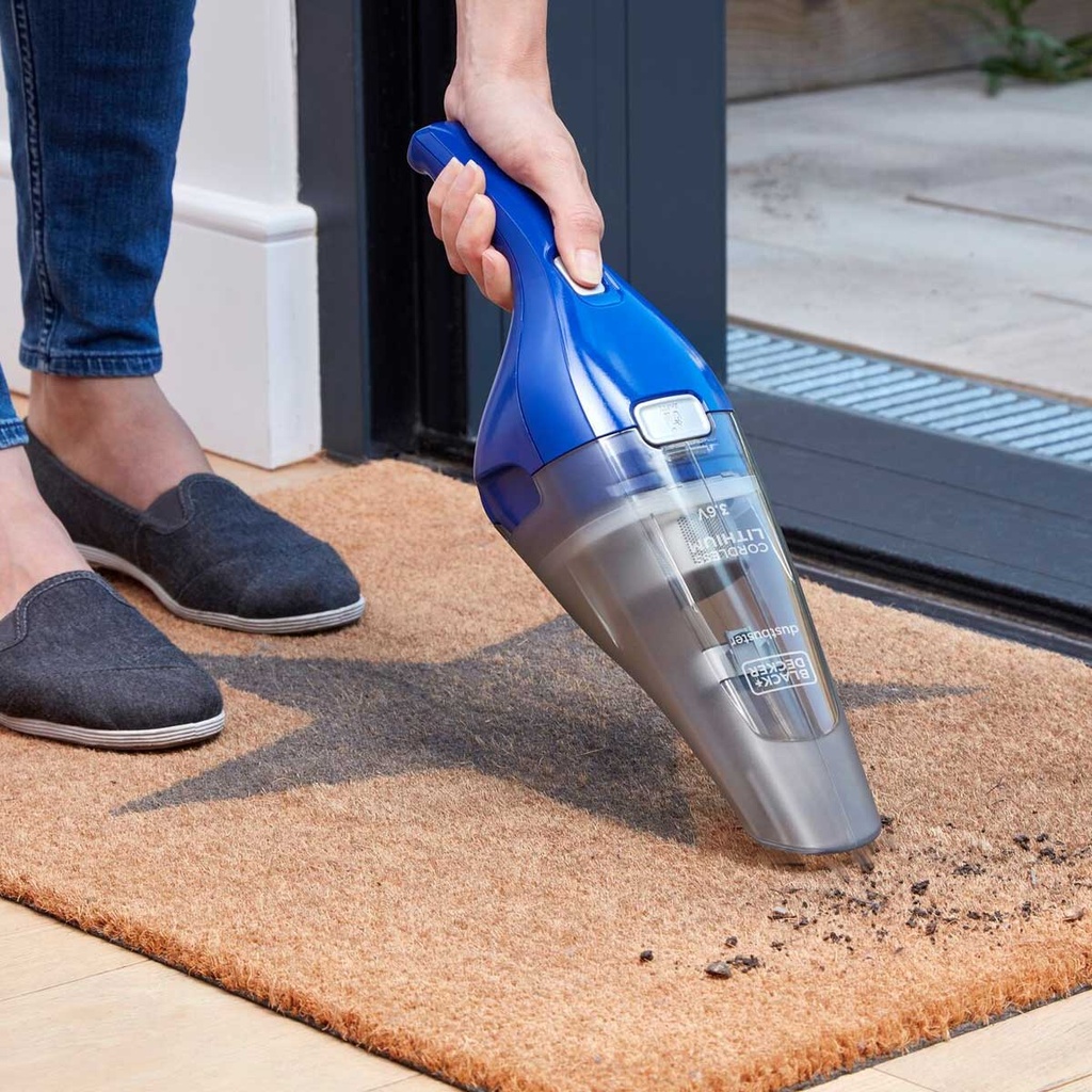 [NVC115WA-B5] 3.6V 1.5Ah Li-Ion Cordless Dustbuster Handheld Vacuum, Blue مكنسة كهربائية لا سلكية