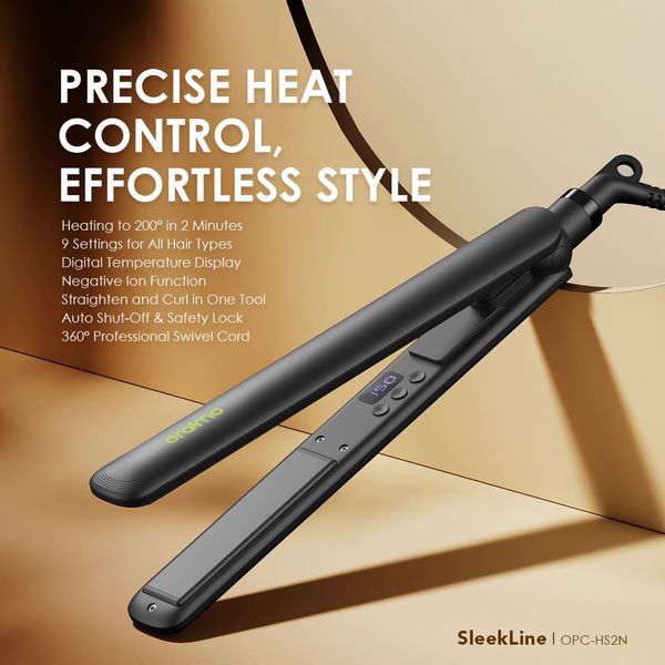 [OPC-HS2N(GRAPHITE GREY)] SleekLine 2-in-1 Hair Styler