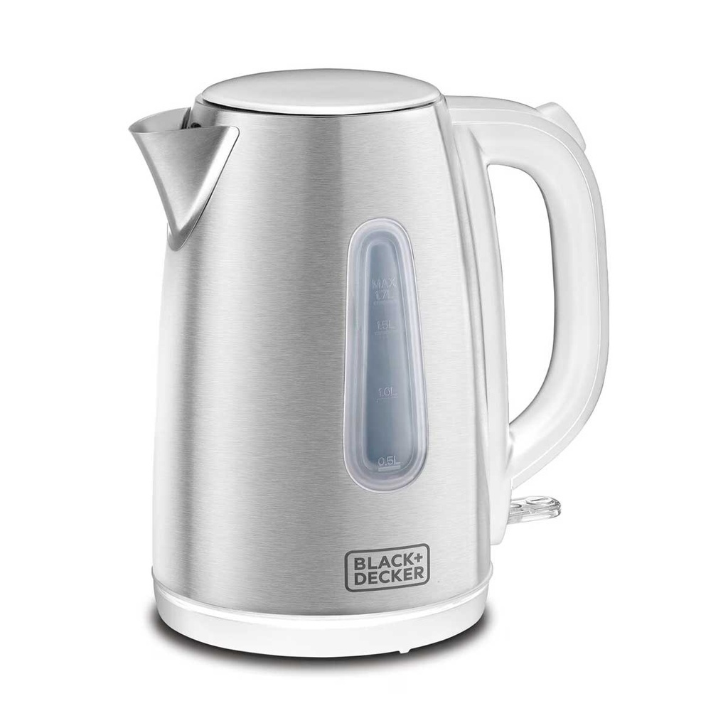 [JC454-B5] Cordless Electric Kettle, 2200W, 1.7L Stainless Steel Body غلاية كهربائية