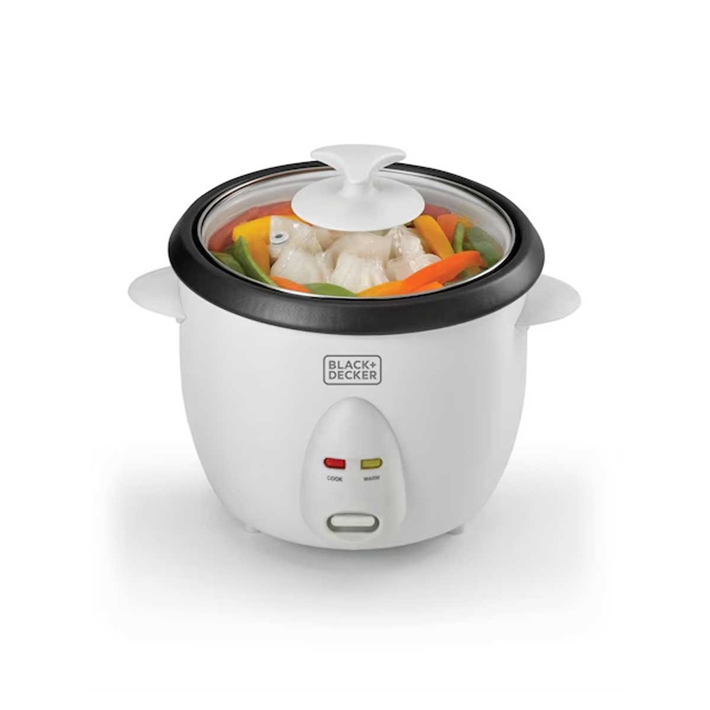 [RC1050-B5] 1.0 Ltr. Non Stick Rice Cooker with Glass Lid   قدر أرز غير لاصقة مع غطاء زجاجي