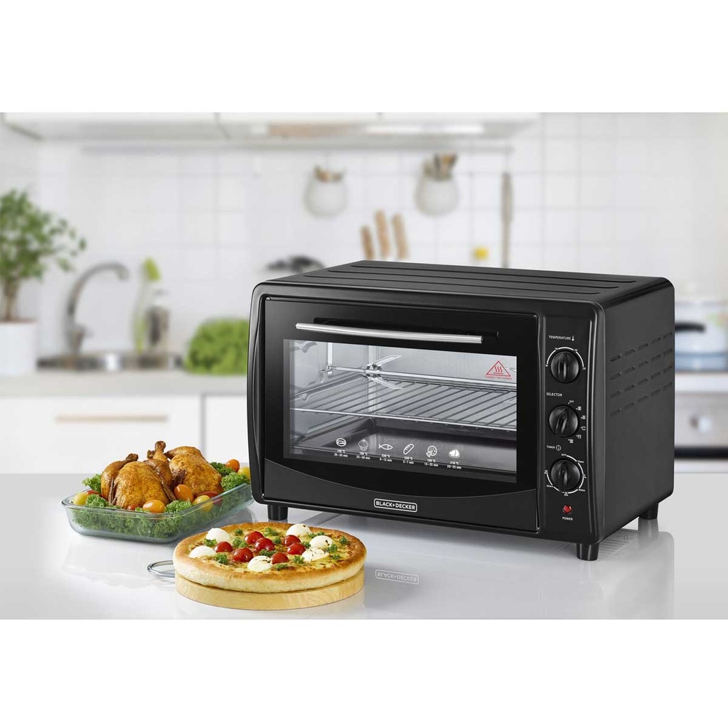 [TRO45RDG-B5] 45L Toaster Oven with Double Glass and Rotisserie  فرن محمصة مزدوج متعدد الوظائف