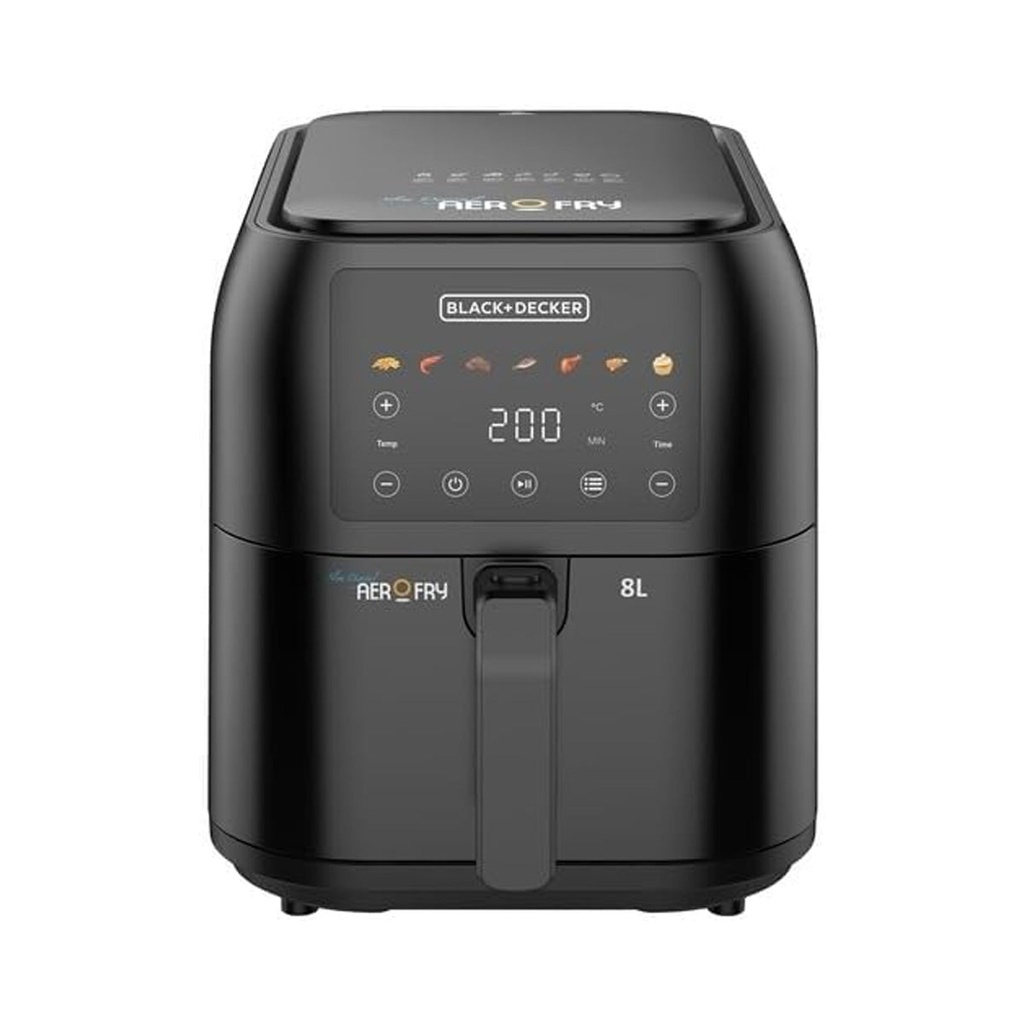 [SAF80W-B5] Air Fryer 1700W- 8L Capacity قلاية هوائية بلاك اند دكر