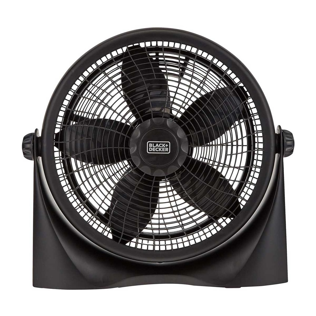 [FB1620-B5] Box Fan With 3 Speed Control, Sturdy Base And Adjustable Swivel مروحة صندوقية
