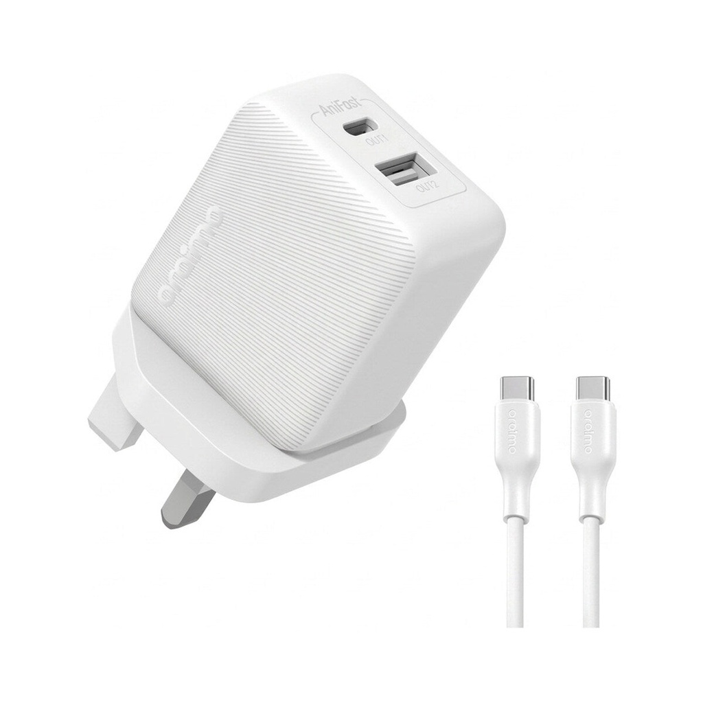 [OCW-5203U+114CC] CAKT White UK 114CC 20 Watt with cable C to C