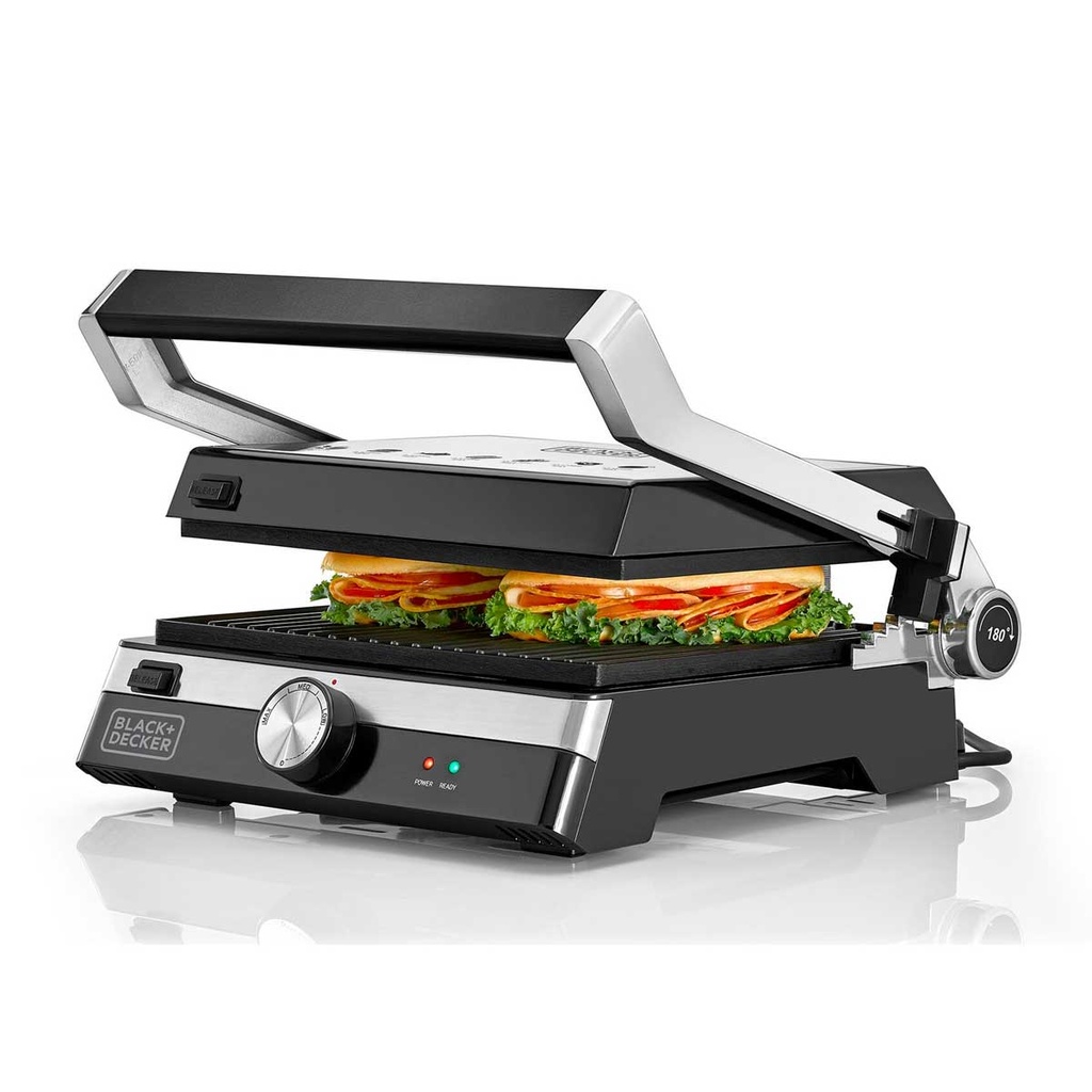[CG2000-B5] CG2000-B5 2000W Contact Grill (180o rotation) with detachable plates شواية