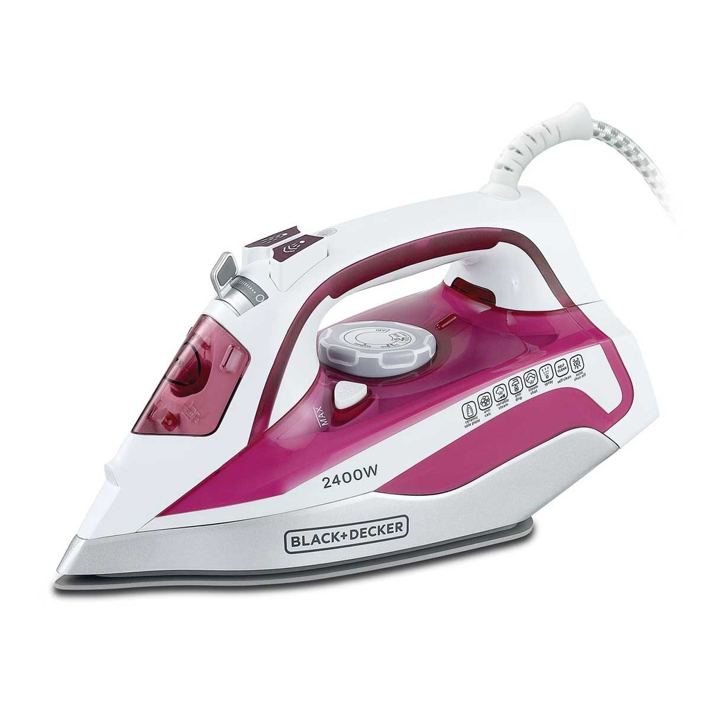 [X2400-B5] Steam Iron with Ceramic Soleplate, 2400W مكوى بخاري