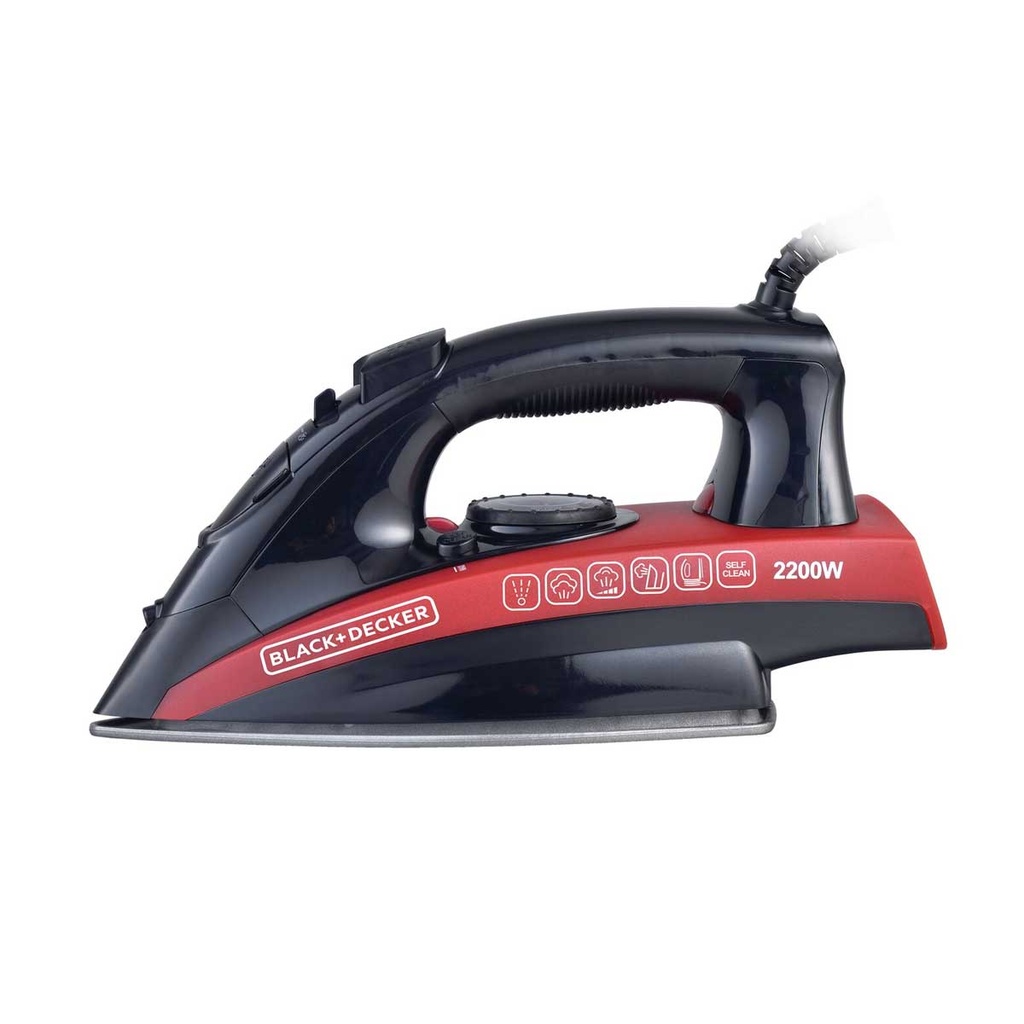 [X2200-B5] Steam Iron, Non-stick Soleplate, 2200W مكوى بخاري