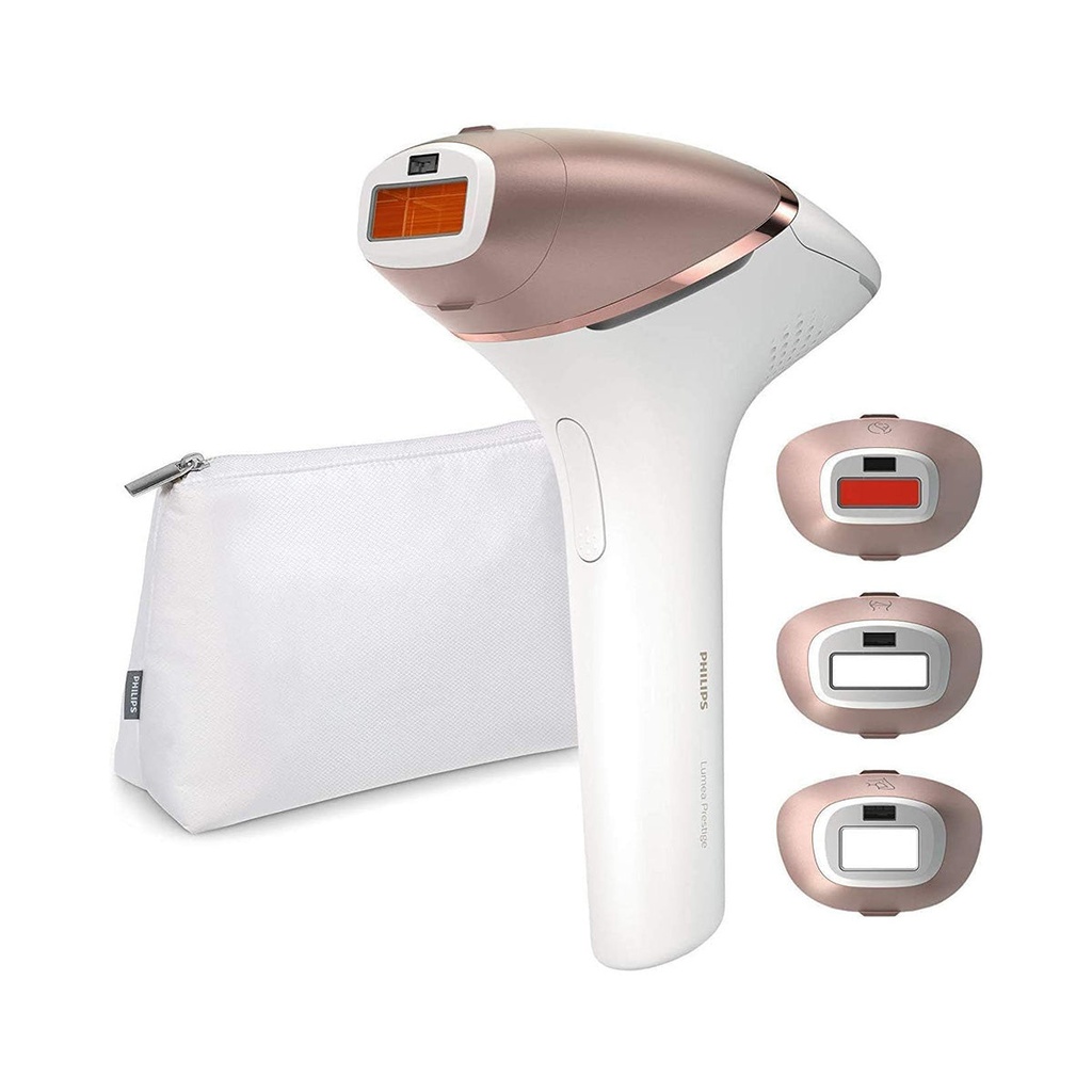 [BRI955/60] Hair removal device with SenseIQ , White (White & Gold)