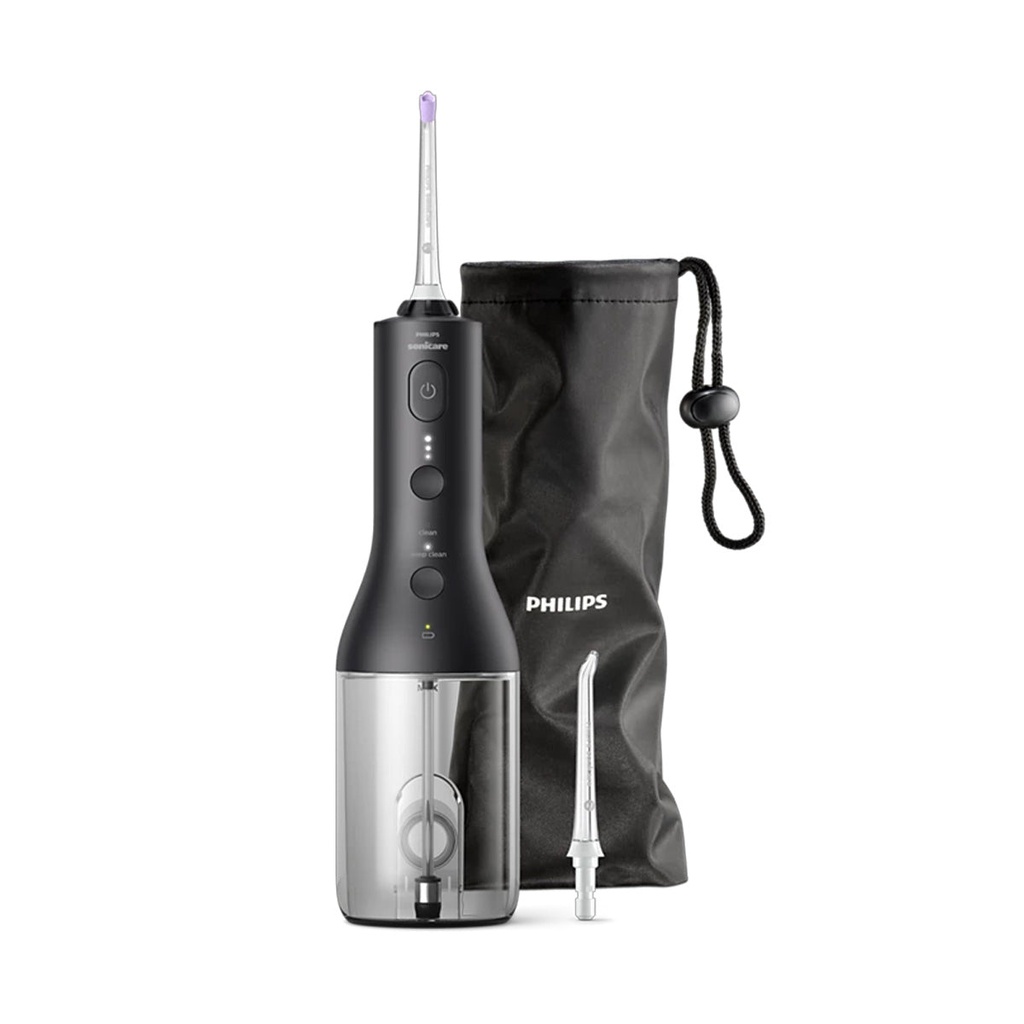 [HX3826/33] Sonicare Cordless Power Flosser 3000 Oral Irrigator, Black جهاز تنظيف الأسنان اللاسلكي سونيكير 3000 فلبس