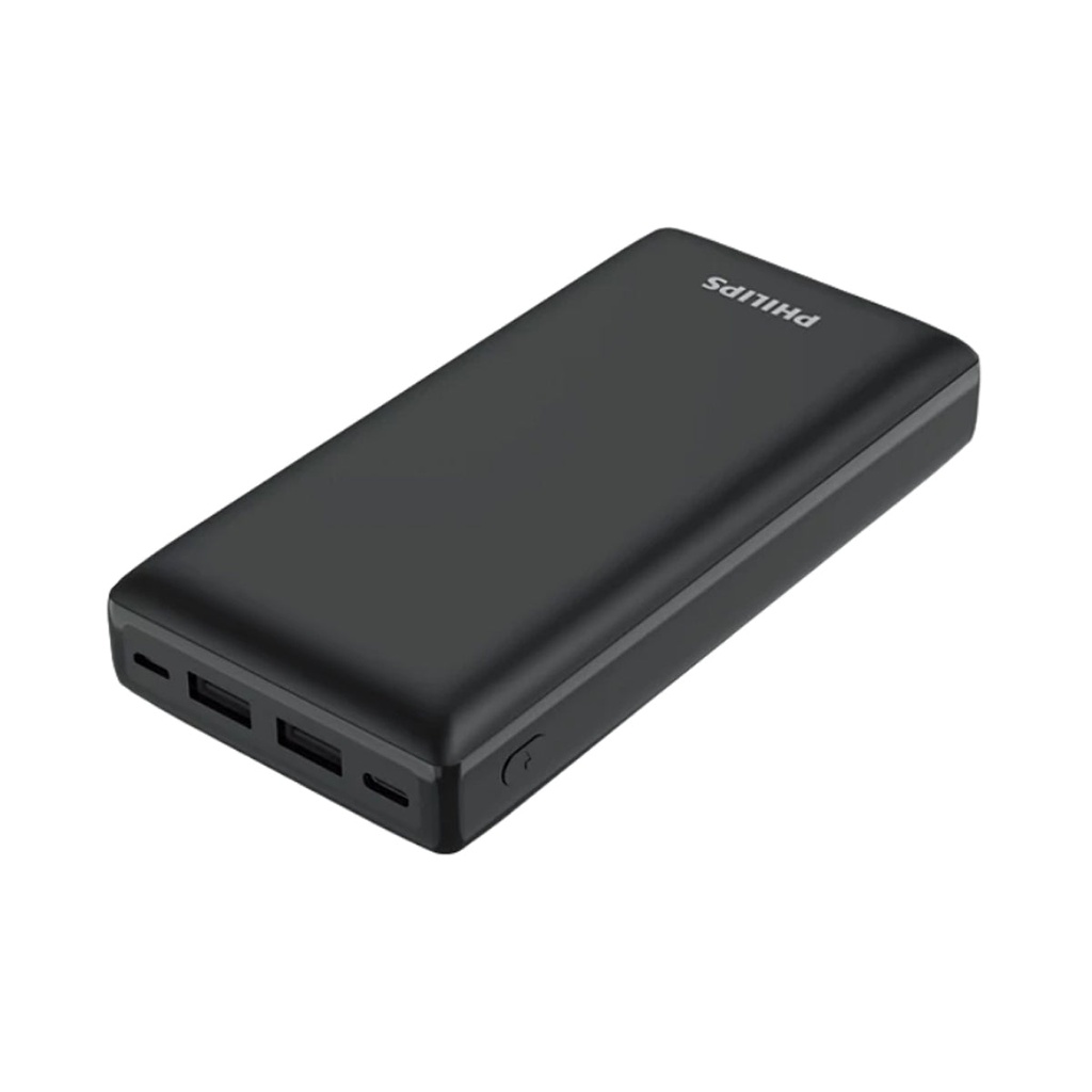 [DLP7721C/10] 20,000 mAh Power Bank, Black باور بنك فلبس