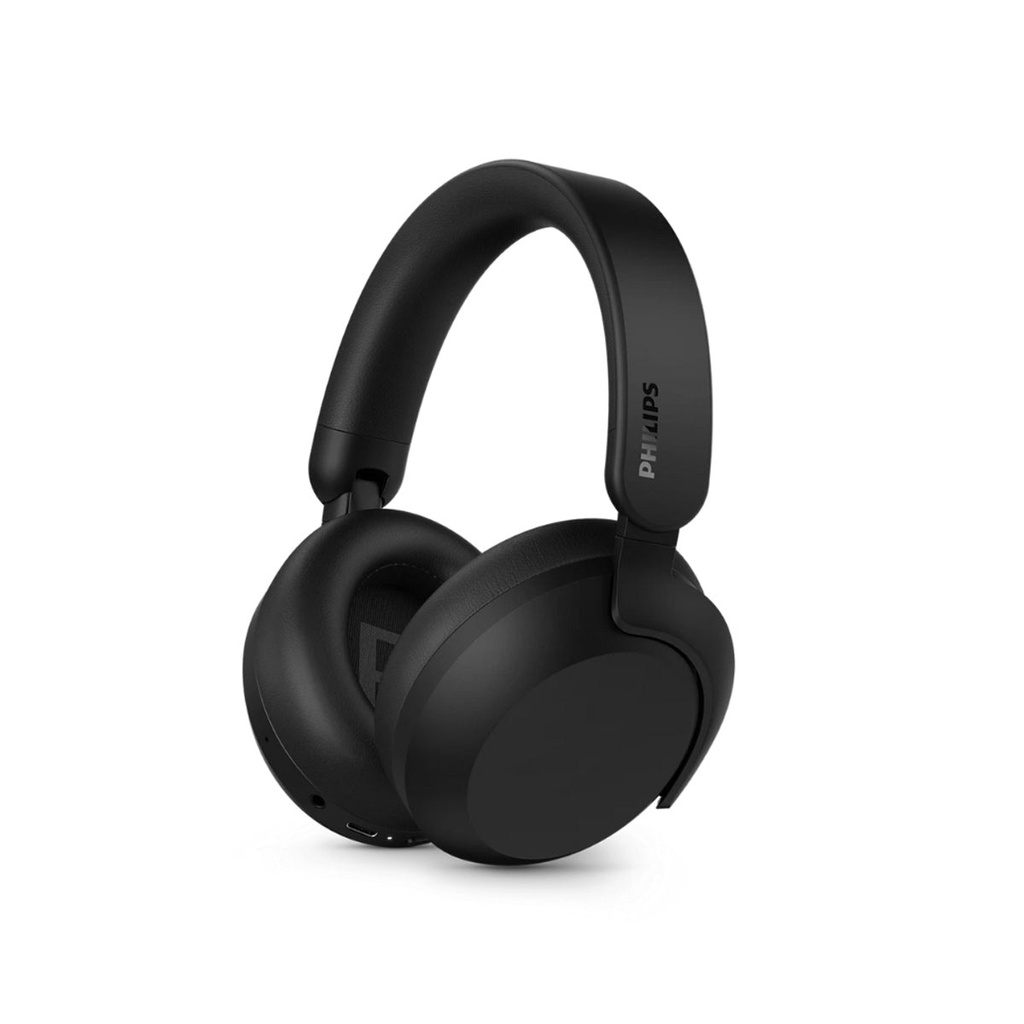 [TAH8000BK/97] Wireless over-ear headphones with noise cancellation, Black سماعات راس فلبس