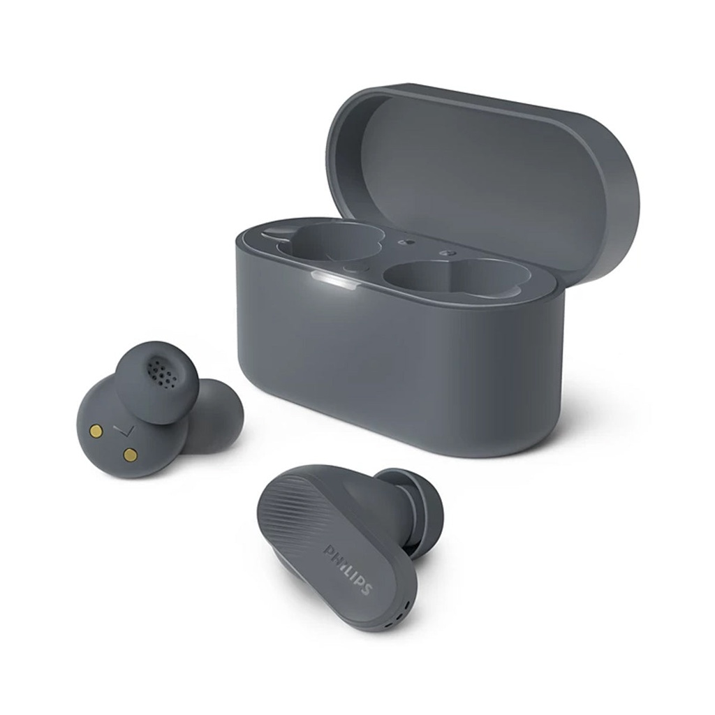 [TAT3509GY-97] True Wireless Headphones, Gray  سماعات بلوتوث فلبس