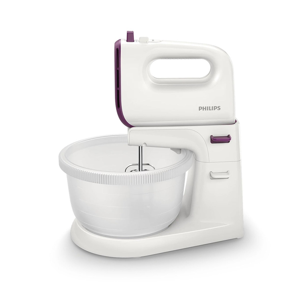 [HR3745/11] Viva Collection Mixer, White خلاط مع وعاء فلبس