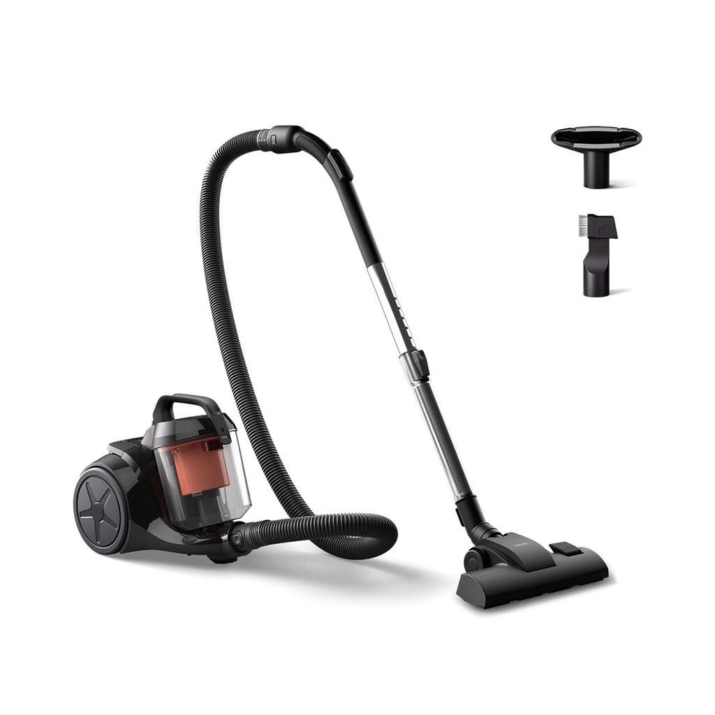 [XB1042/10] 1000‑Series Bagless Vacuum Cleaner, Black  سلسلة مكنسة كهربائية بدون كيس فلبس