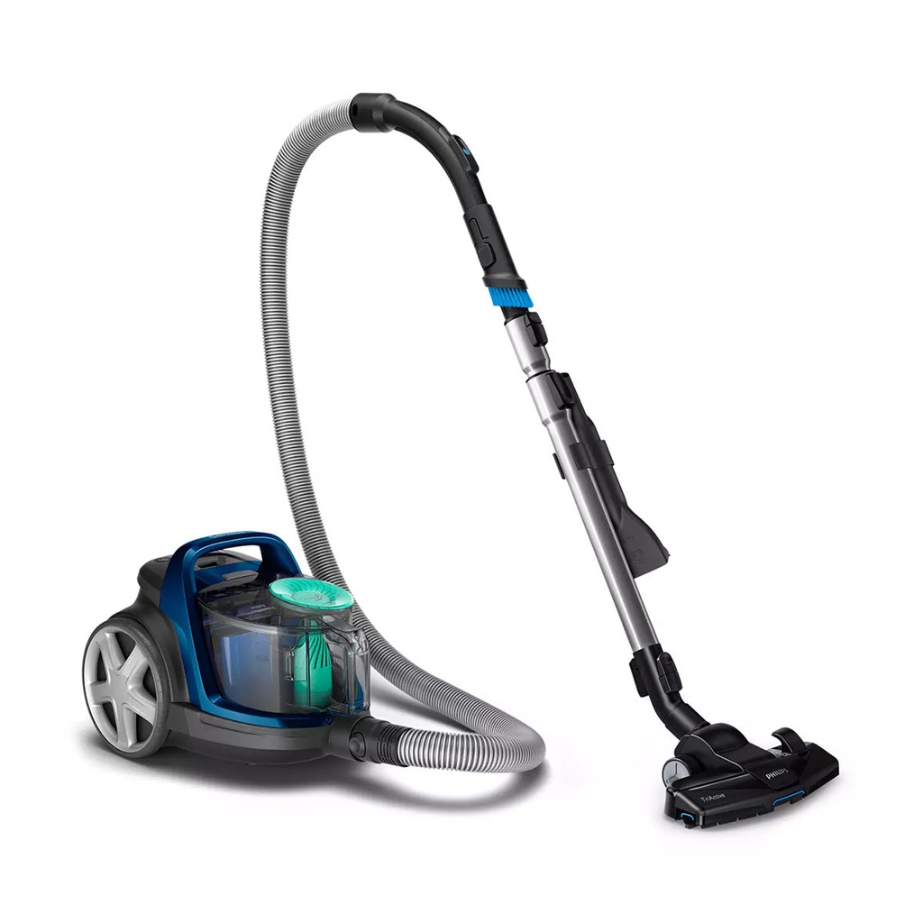 [FC9570/62] Bagless Vacuum Cleaner 2000W, Blue مكنسة بدون كيس مع ملحقات متعددة فيليبس