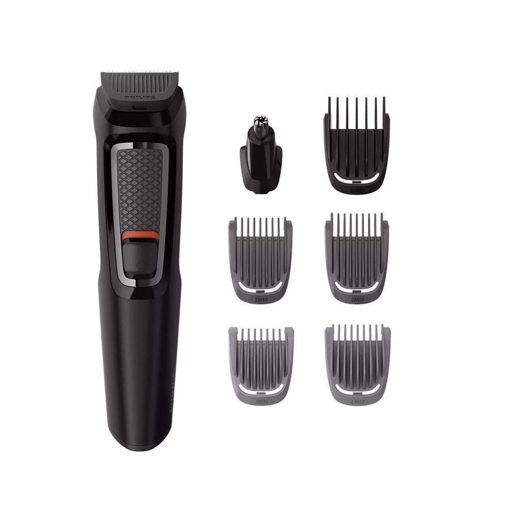 [MG3720/33] 7-in-1, Face and Hair Shaver , Black ماكنة حلاقة رجالية متعددة 7ملحقات فيليبس
