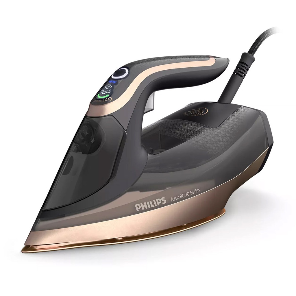 [DST8041/86] The strongest steam with smart power, Black مكوى بخاري ازور حرارة مثالية 3000 واط فيليبس