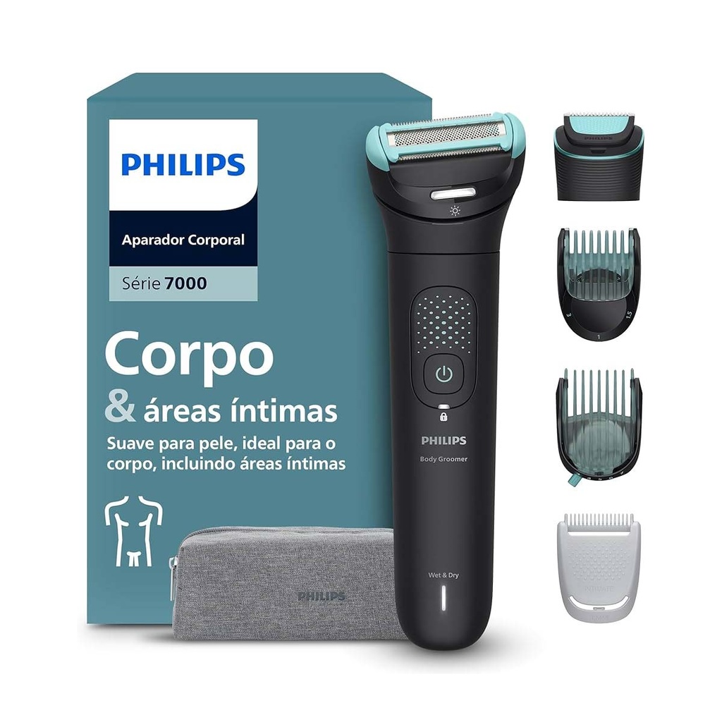 [BG7470/15] Norelco Body Groomer 7000 Series, Black ماكنة حلاقة رجالية للجسم فلبس