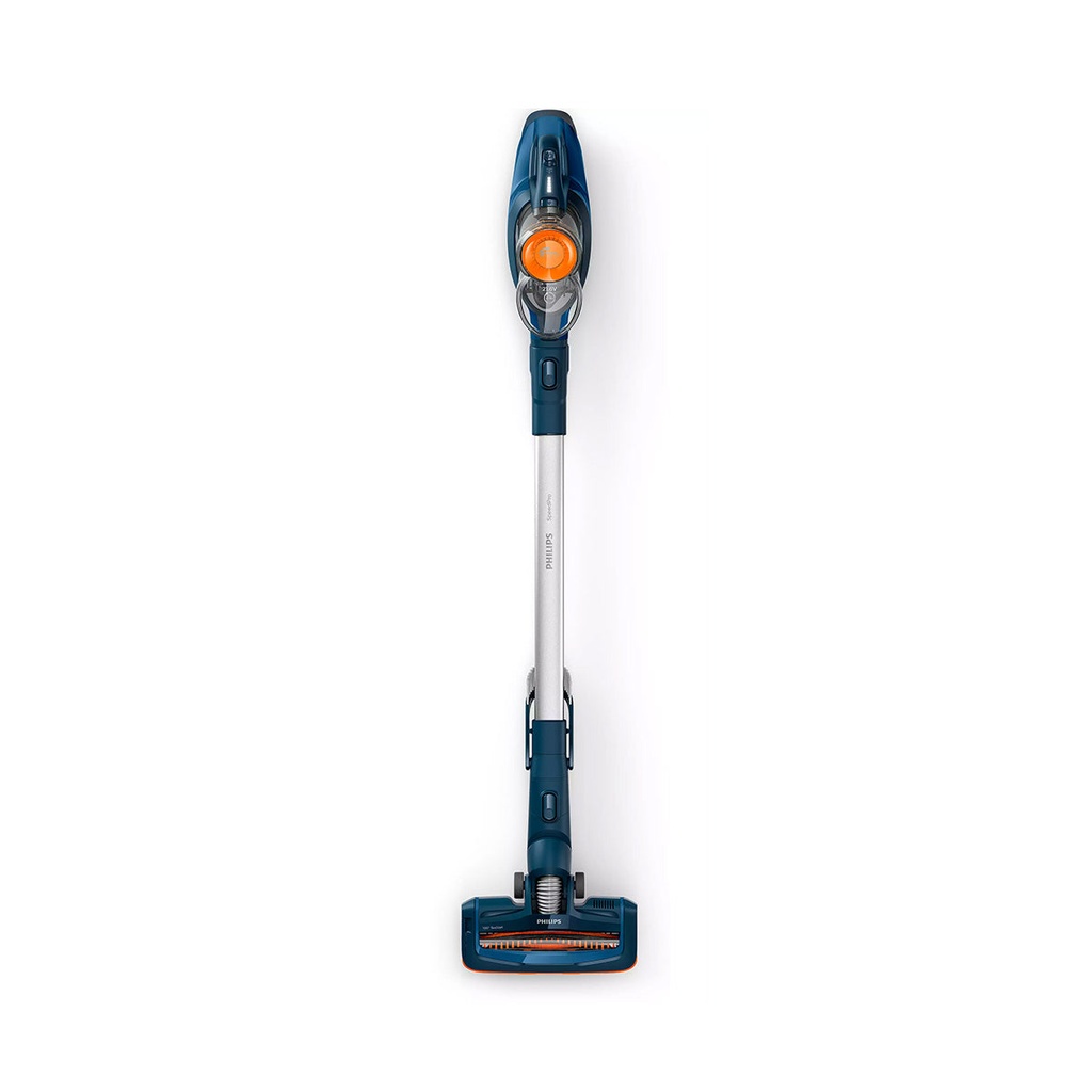 [FC6724/61] Cordless Stick Vacuum Cleaner, Dark Royal Blue مكنسة شحن عصا قدرة عالية 2*1فيليبس