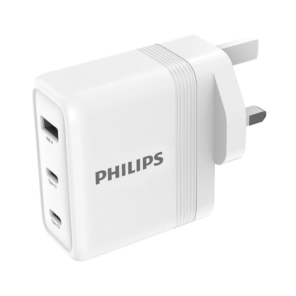 [DLP6331CW-05] Wall charger 100W, White شاحن حائط فلبس