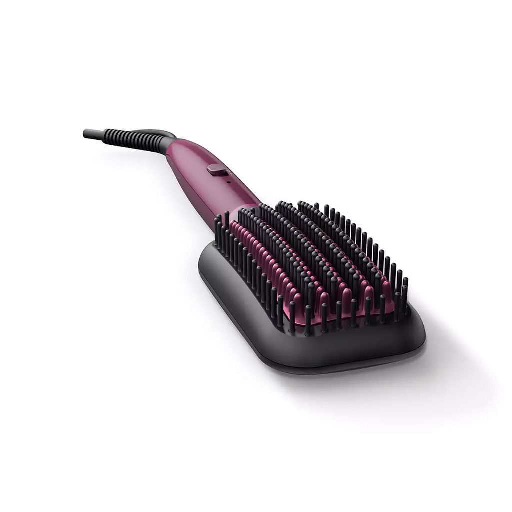 [BHH730/03] Heated Straightening Brush فرشاة مملس للشعر بالكرياتين 200 درجة فيليبس