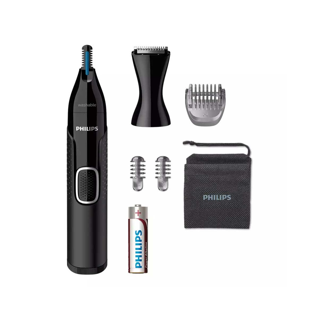 [NT5650] Nose, Ear, and Eyebrow Trimmer with 5 Accessories