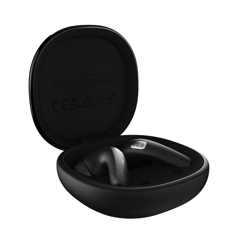 [FlyBuds4 ANC] Premium ANC TWS Earbuds (Black)