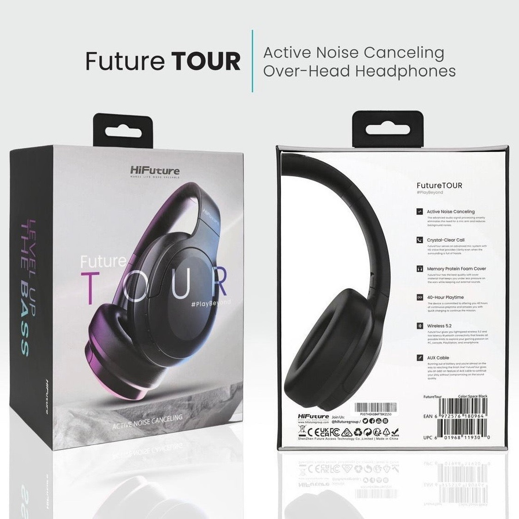 [FutureTour] High-Performance ANC Headphones:
*Active
